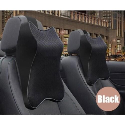 Car 3D Memory Foam Neck Pillow Memory Foam Headrest Car Headrest Waist Cushion Backrest Seat Backrest