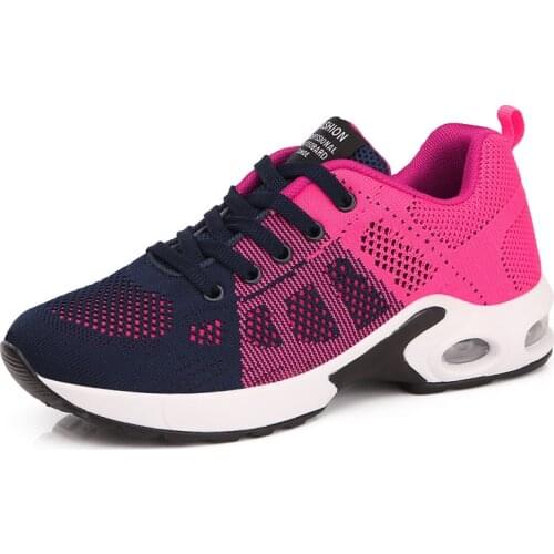 Air Cushioning Running Shoes Women Sneakers Breathable Mesh Sport Shoes Ladies Trainers