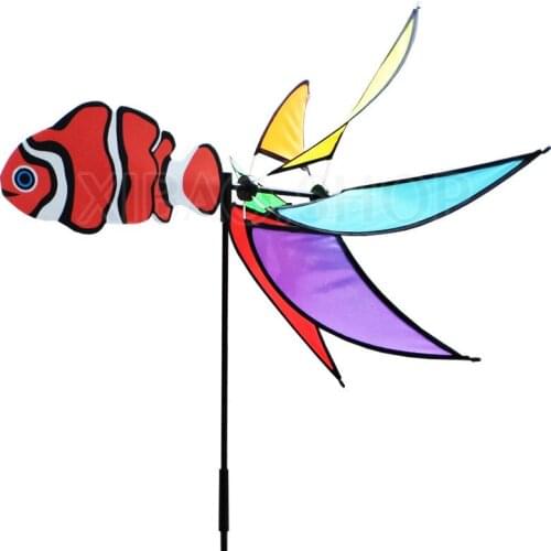 Free shipping 30CM x 72CM The corners of the windmill advertising pure color plastic toy windmill props