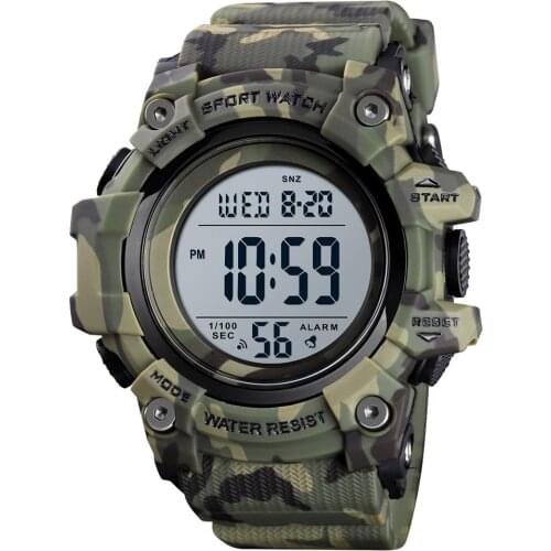 SKMEI Fashion Men Sport Watch Luxury Watches Stopwatch Countdown Digital Watch 50Bar Waterproof Military Watch Clock For Mens