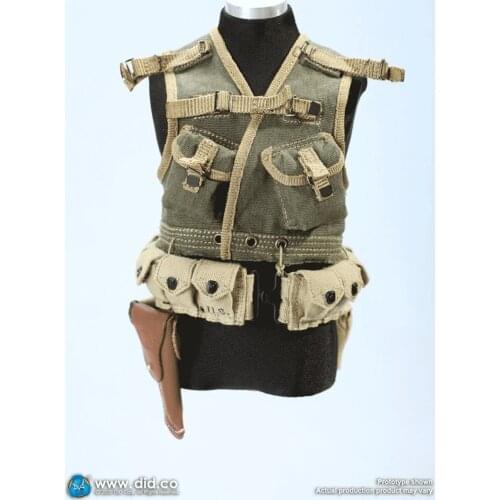 In Stock Scale 1/6th DID A80144 WWII US Army Ranger Sniper War Chest Hanging Bags Model For Doll Soldier Accessories