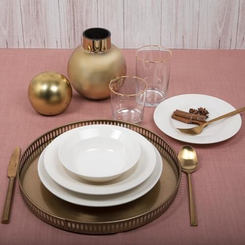 Are produced in Gural Porcelain Are Produced In Gural 24 Piece Clover Dinnerware Set