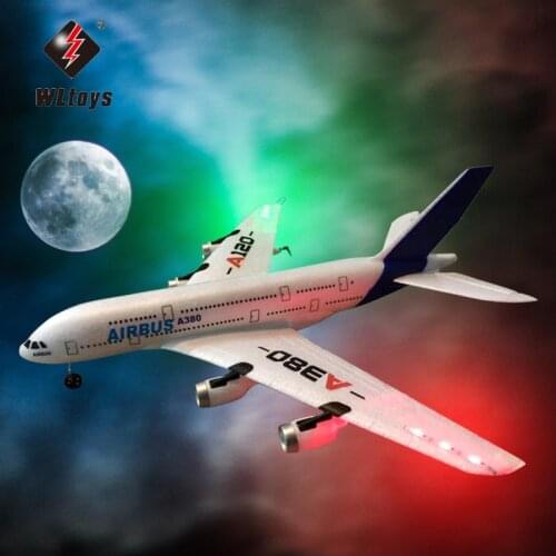2019 new WLtoys Airbus A380 airplane toys 2.4G 3Ch RC airplane Fixed Wing Plane Outdoor toys Drone A120-A380 rc plane toys