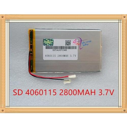 Liter energy battery 3.7V polymer lithium battery 4060115 2800mAh Ramos w17pro7 inch Tablet PC battery all brand tablet