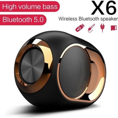 New Fashion Portable Wireless Bluetooth 5.0 Speaker TWS Wireless Loudspeakers Stereo Subwoofer Support TF SD Card/AUX/USB Port