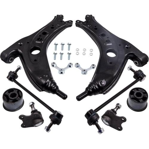 Front Lower Wishbones Arms w/ Drop Links For Skoda Fabia Mk1 1999-2008 1160500018