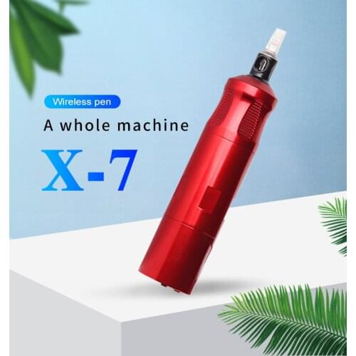 Professional Strong Tattoo Machine X7 German FAULHABER Motor Low Sound Quiet Integrated Wireless Power Supply