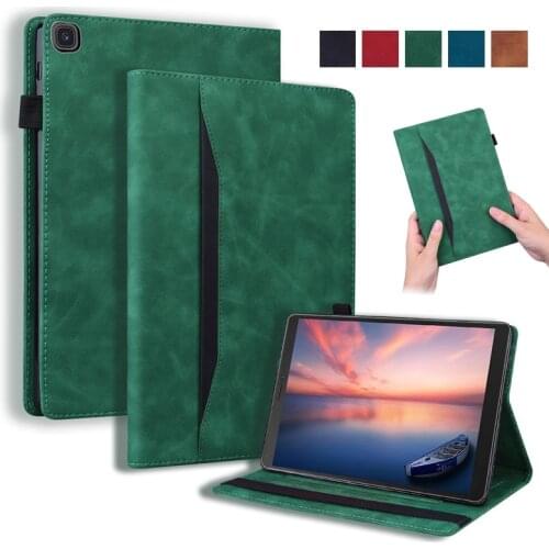 For Samsung SM-T290 Luxury PU Leather Tablet Funda For Samsung Galaxy Tab A 8 2019 Case SM T290 T295 Wallet Stand Flip Cover