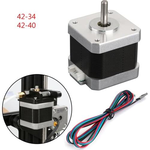 Areyourshop 3D Printer 42 40 42 34 X/Y/Z/E Stepper Motor For 3D Creality Ender 3 Pro CR-10