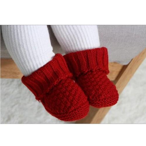 Hand-made wool shoes for boys and girls