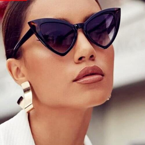 HKNA Oversized Cat Eye Sunglasses Women 2021 Luxury Retro Glasses Women Brand Designer Eyewear for Women/Men Mirror Gafas De Sol