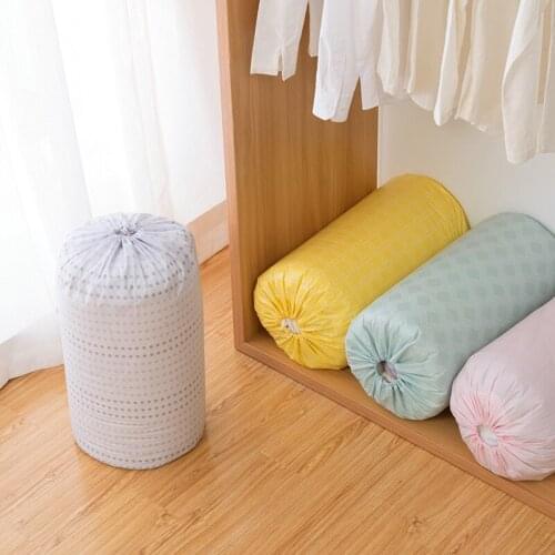 1pc Portable Storage Bags Clothing Drawstring Pouch Pillows Quilt Blanket Bedding Organizer Closet Organizer Pouch Washable Quil