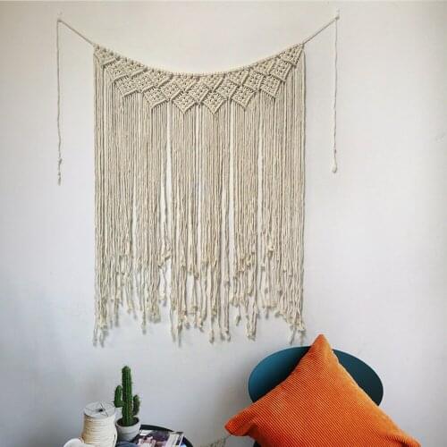 Hand woven tapestry woven home wall decoration Bohemian room decoration wedding decorative tapestry