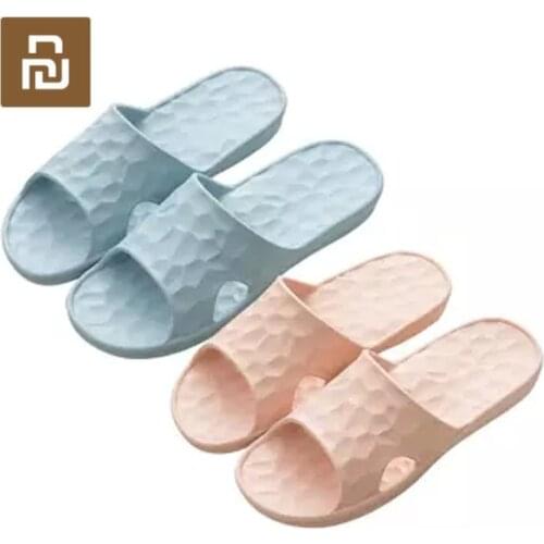 Youpin Water Cube Q Slipper EVA Nude Blue Grey Anti-skid Wear-resistant Elastic for Occasions Bathroom Living Room Bedroom