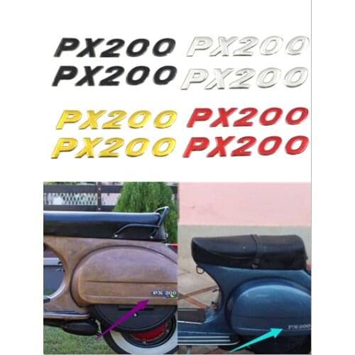 1 Pair for Vespa PX200 Iron Sheep Shell Logo Decal Sticker Body Fender Decoration Bodywork Tank Logo PX 200 motorcycle stickers