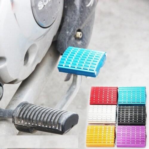 Motorcycle pedal modification accessories brake pedal non-skid foot general mens aluminum alloy brake cover
