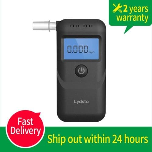 New Xiaomi Mijia Lydsto Digital Alcohol Tester Professional Alcohol Detector Breathalyzer Police Alcotester LCD Display Dropship