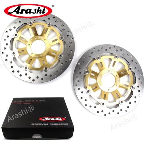 Arashi 2PCS For HONDA CB400 SUPER BOLDOR 2005 CNC Floating Front Brake Disc Brake Rotors Motorycle Accessories