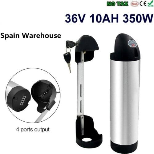 36v electric bike battery 10AH 200W 250W 350W Bottle Lithium Li-Ion E-bike pilas 18650 bateria 36v for MTB Road Bike AU/EU/US