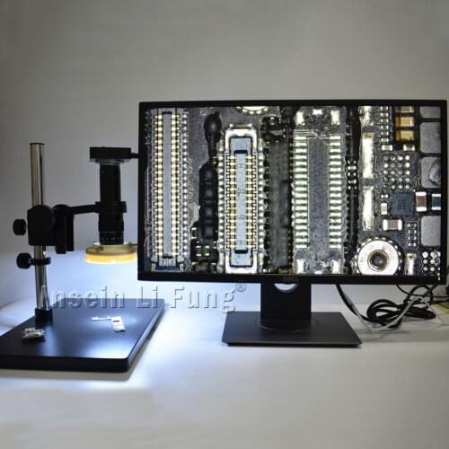 Full HD 38MP 1080P 2K 60FPS Electronic Video Microscope Camera HDMI 180X 300X USB Optical Magnifier Motherboard Chip Repair