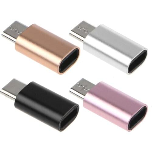 Metal USB C Type C Female to Male Converter Extension Extender Charge Adapter for samsung HTC Mobile Phone