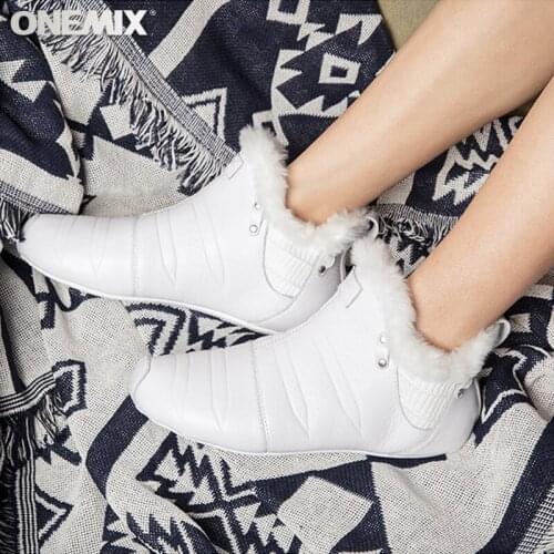 ONEMIX Men Keep Warm Indoor Walking Shoes No Glue Environmentally Friendly Outdoor Slip-on Trekking Shoes Lightweight Slippers