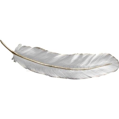 Living room wall decoration pendant bedroom porch wall decoration feather three-dimensional creative wall hanging