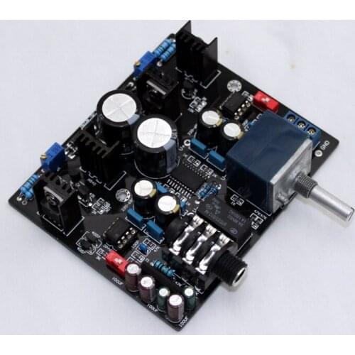 2020 New 104MM * 88MM AC12V 32-600 Euro Headphone Amplifier Board TPA6120A Headphone Amplifier Board (deluxe Version)