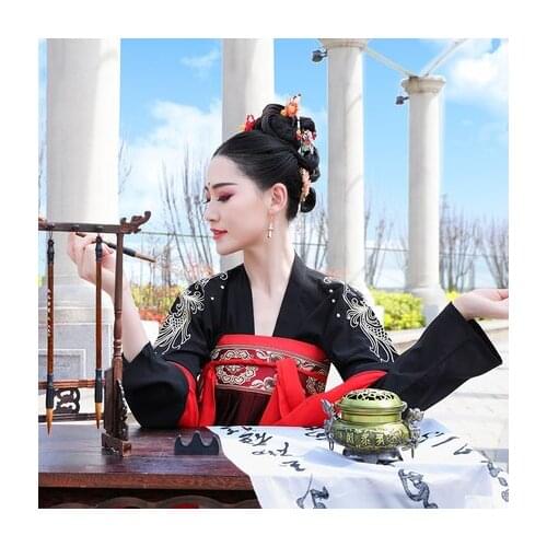 Freeship Chinese traditional clothing gown set Han fu dress/dance/stage performance