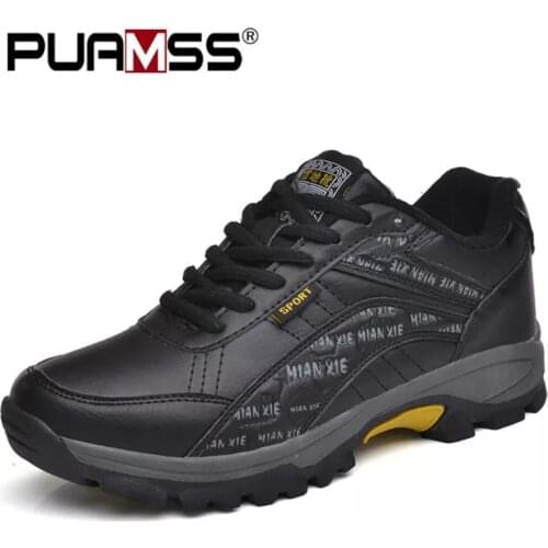 Мужские зимние ботинки PUAMSS China At AliExpress