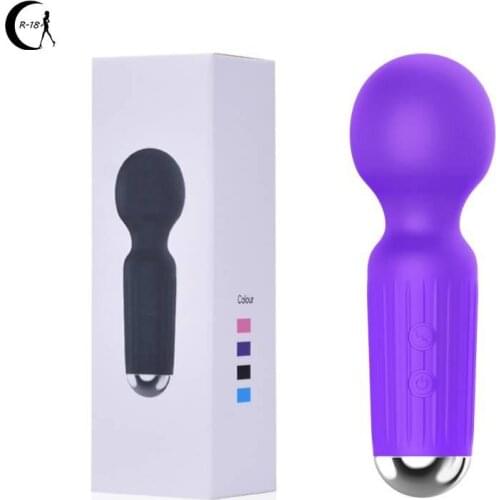 Bullet Vibrator Dildo Vibrators AV Stick G-spot Clitoris Stimulator Mini Sex Toys for Women Anal G Spot Sex Products USB Charge
