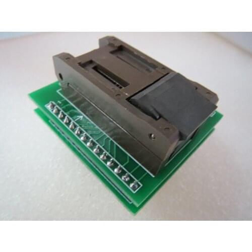 Clamshell FP-28-1.27-08 SOP28-DIP28 IC Burning seat Adapter testing seat Test Socket test bench in stock free shipping
