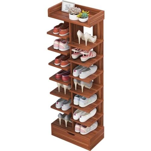 Widened stair shoe rack stable structure shoe cabinet storage bearing capacity is very simple to put at the door home indoor