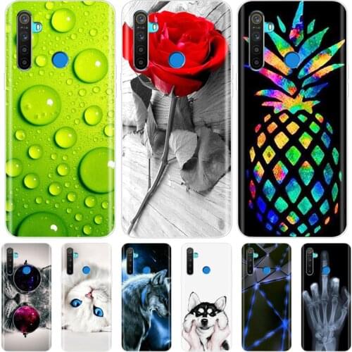 Silicone Case For OPPO Realme 5 Soft TPU Cartoon Case For Realme 5 Pro Case For OPPO Realme5 5Pro Back Cover Coque Funda Bumper