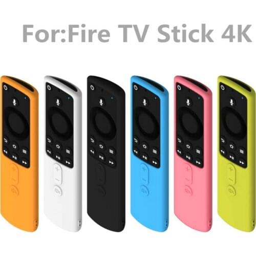 Silicone Soft Shockproof Case For Amazon Fire TV Stick Voice Remote Controller R9CB