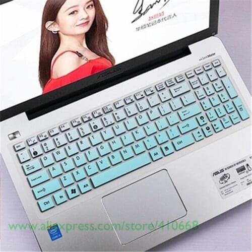 For Asus Y581L A550 A550VB X501A X552M VX50IU FH5900V fx50jk4200 15.6 inch laptop keyboard Silicone Protective Keyboard Cover