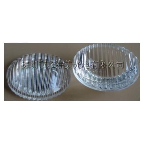 Power LED lens diameter 23mm stripe Plastic Plano Convex lens,led optical lens,Led reflector lens