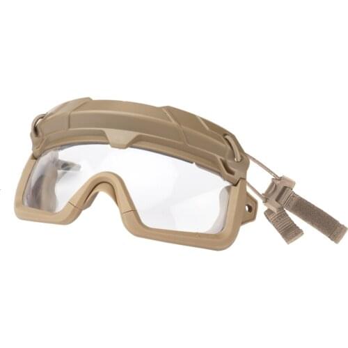 Tactical Airsoft Paintball Goggles Safety Clear Glasses Eyes Protection Shooting CS Game Anti-fog Hiking Eyewears For Helmet