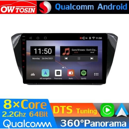 Qualcomm 8Core Android Car Media For Skoda Superb 2015-2021 GPS 360 Panoramic Radio CarPlay Auto Optical HDMI WiFi DTS HIFI DSP