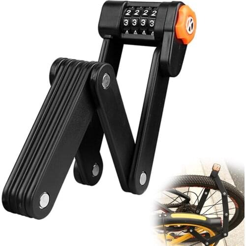 Bicycle Electric Car Motorcycle Anti-Theft Lock Password Folding Lock Portable Joint Bike Code Lock Safe Cycling Accessories