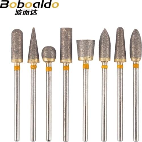 1pc Emery grinding head For Dremel rotary tools stone bit head for Cleaning pipes Grinding Dremel accessories for carving