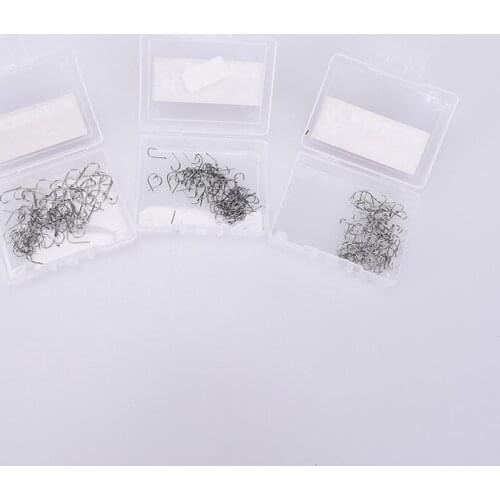 100Pcs/lot Carp Fishing Sharpened Fish Hook Little Fish Hook High-Carbon Steel Hook Small Fishhook With 3 Sizes