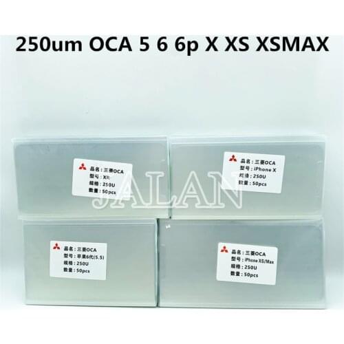 250um In-frame Lamination OCA Glue For 11pro max x xs max 8 8p LCD Touch Screen Hlass Laminating repair Mitsubishi OCA Adhesive