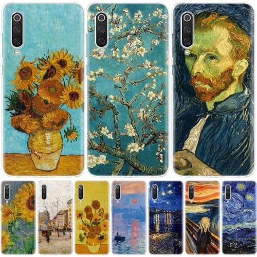 Van Gogh oil Art Painting Silicon Phone Case For Xiaomi Redmi Note 10 9 8 9S 8T 7 6 5 6A 7A 8A 9A 9C Pro Customized Cover Coque