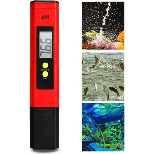 Digital PH Meter PH Tester Water Quality Tester Protable LCD Safe Dip Water Measurement Tool 0.01 PH High Accuracy 16FA