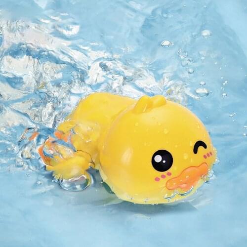 Infant Bath Toys For Kids Swimming Pool Water Game Wind-up Clockwork Animals Duck For Children Water Toys Gifts