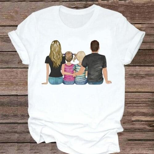 T-shirts Women style cute sweet family love mother mom mama Fashion Clothes Graphic Tshirt Top Lady Print Female Tee T-Shirt