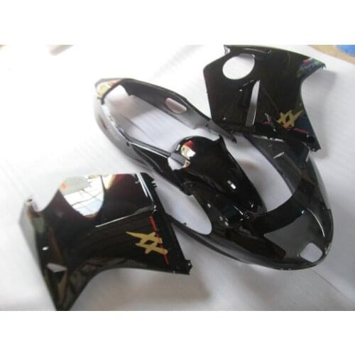 Top Injection mold Fairing kit for HONDA CBR1100XX 97 99 00 03 CBR 1100XX 1997 2000 2003 ABS Gloss black Fairings set+gifts HF11
