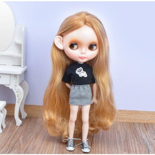 Neo Blyth Doll Nbl Customized Shiny Face, 1/6 Bjd Ball Jointed Doll Ob24 Doll Blyth Including Dress Shoes On Sale 30cm Doll