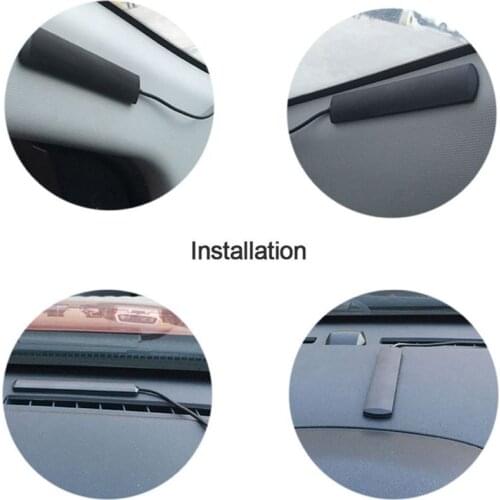 X7AE ANT-309 Marine Car FM Radio Hidden Antenna Patch Vehicle Boat Signal Booster Adhesive Mount Electronic Stereo Amplifier